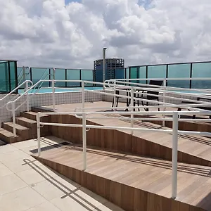 Apartamento Flat Decorado Luxo Em Boa Viagem Junto Ao Shopping, Recife
